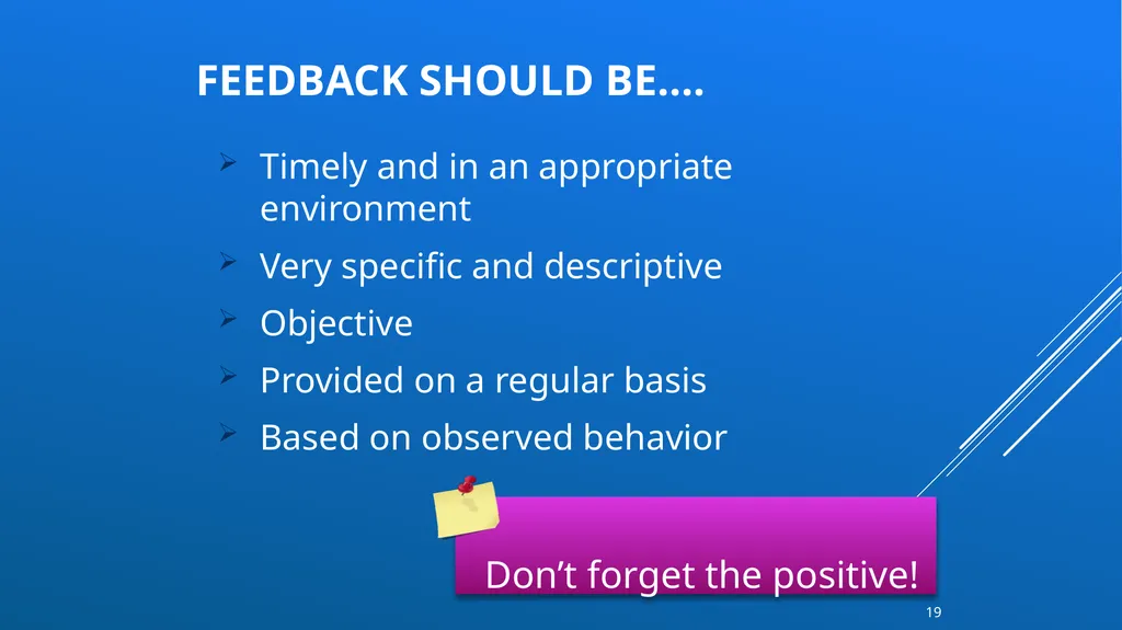 Successful conversations with your employees – - slide 19 of 47