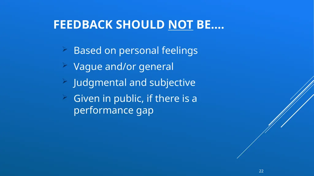 Successful conversations with your employees – - slide 22 of 47