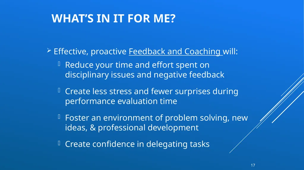 Successful conversations with your employees – - slide 17 of 47