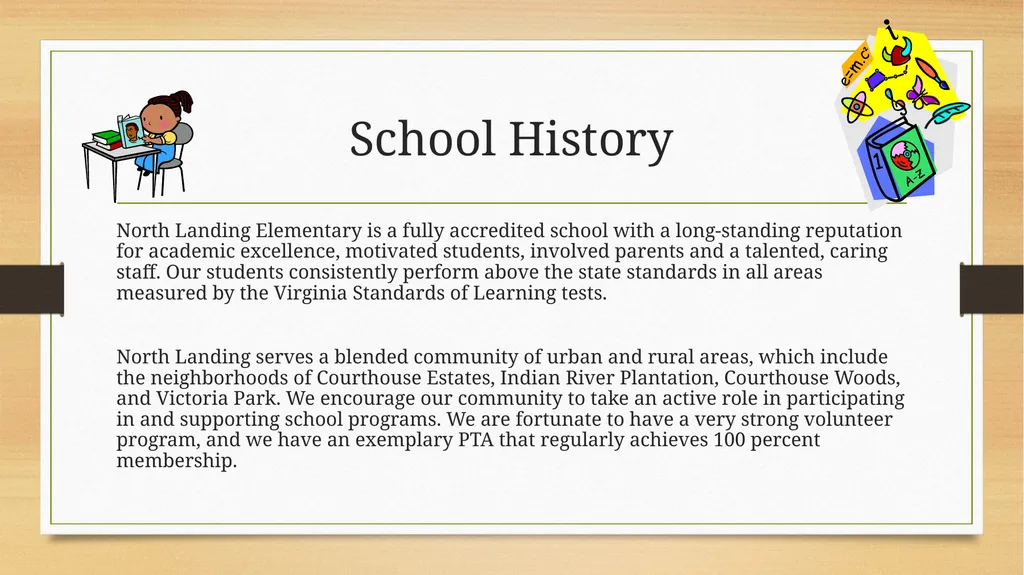 North Landing Elementary School Profile By: - slide 6 of 10