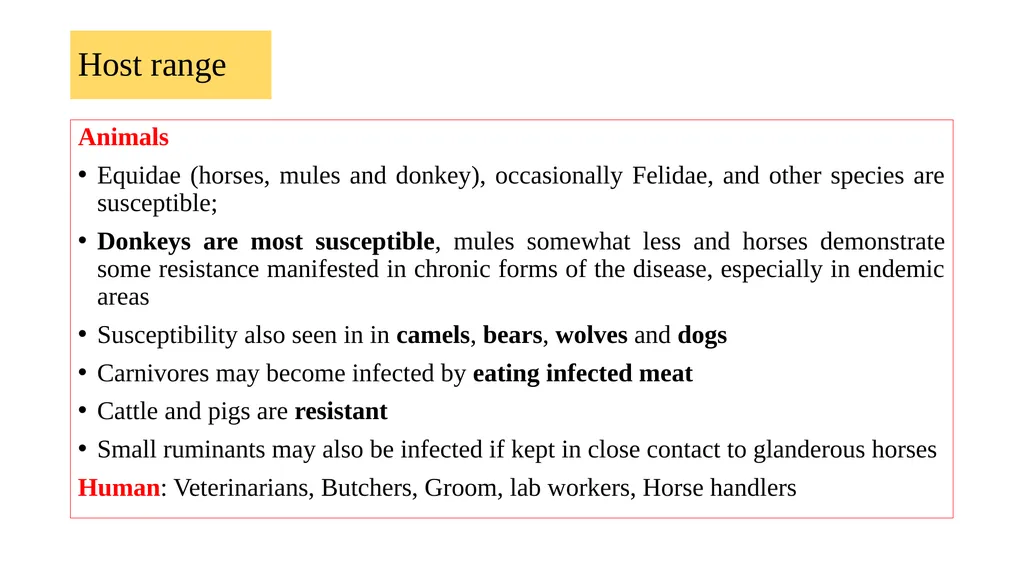 ‘Veterinary Epidemiology & Zoonoses’ VPH-321 - slide 6 of 19