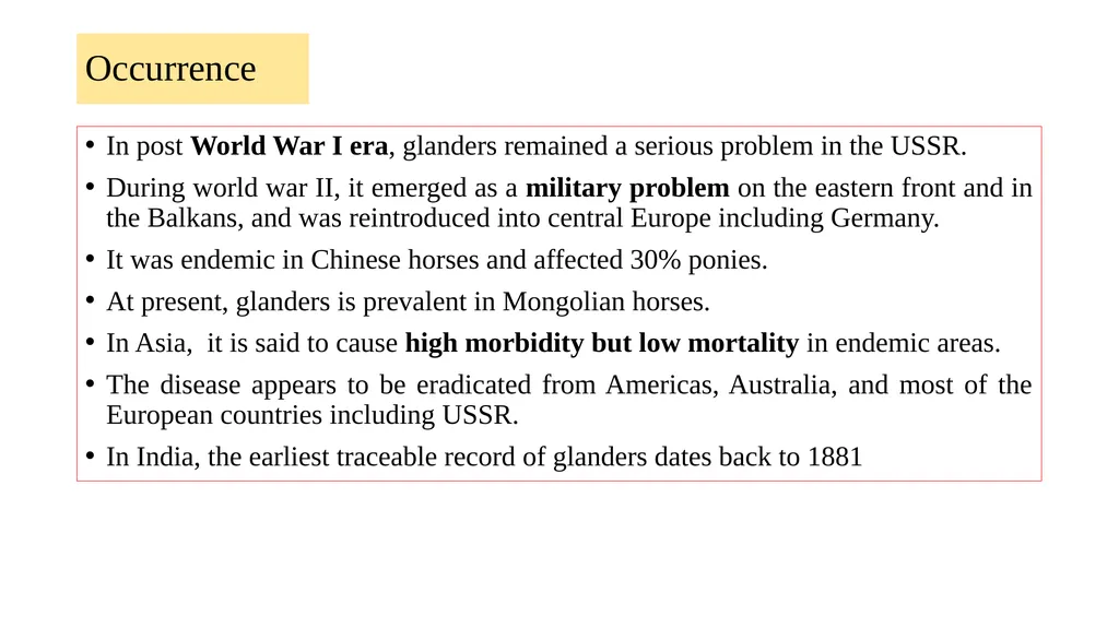 ‘Veterinary Epidemiology & Zoonoses’ VPH-321 - slide 4 of 19