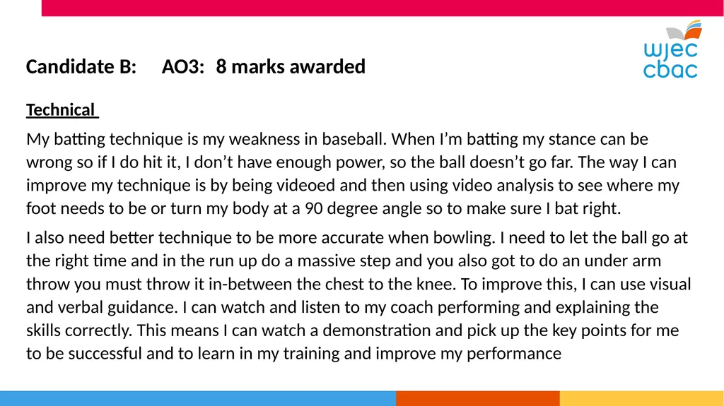 WJEC Level 1-2 Sport and Coaching Principles Unit - slide 33 of 36