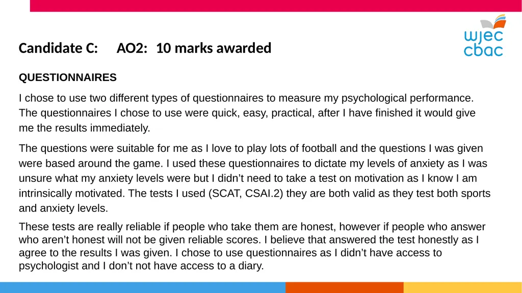 WJEC Level 1-2 Sport and Coaching Principles Unit - slide 19 of 36