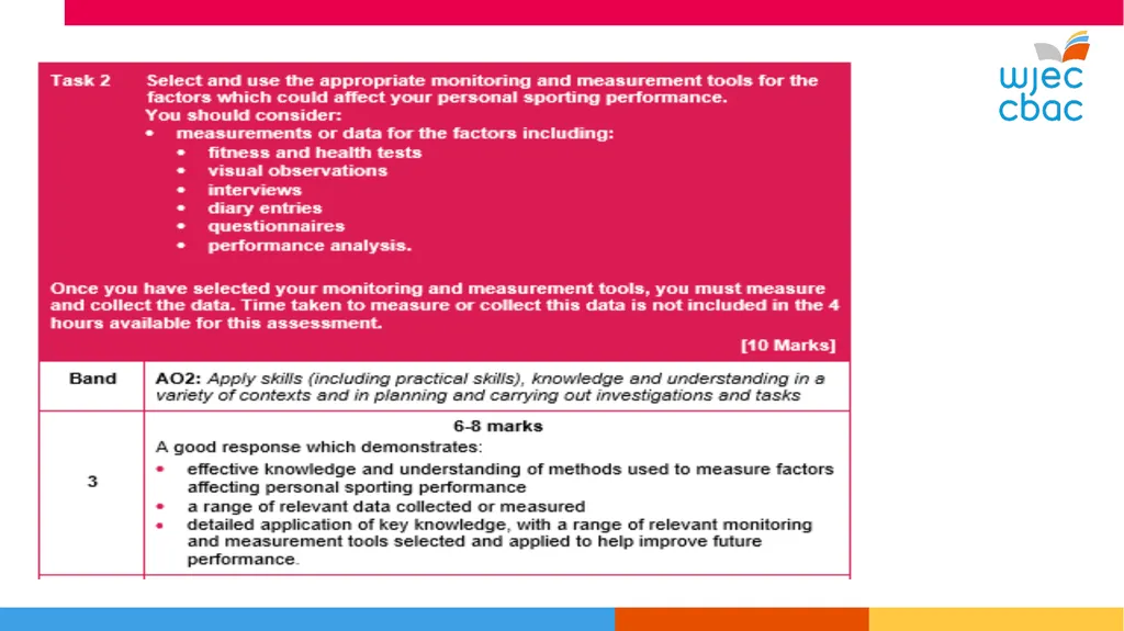WJEC Level 1-2 Sport and Coaching Principles Unit - slide 18 of 36