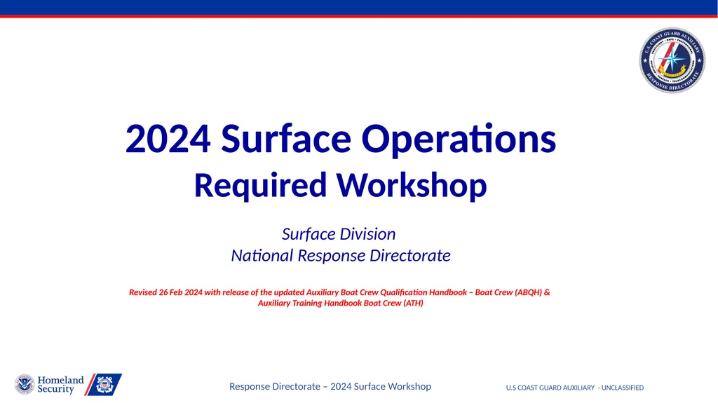 Disclaimer U.S COAST GUARD AUXILIARY - - slide 3 of 33