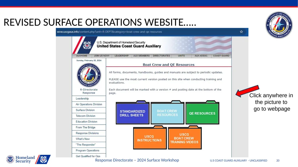 Disclaimer U.S COAST GUARD AUXILIARY - - slide 20 of 33