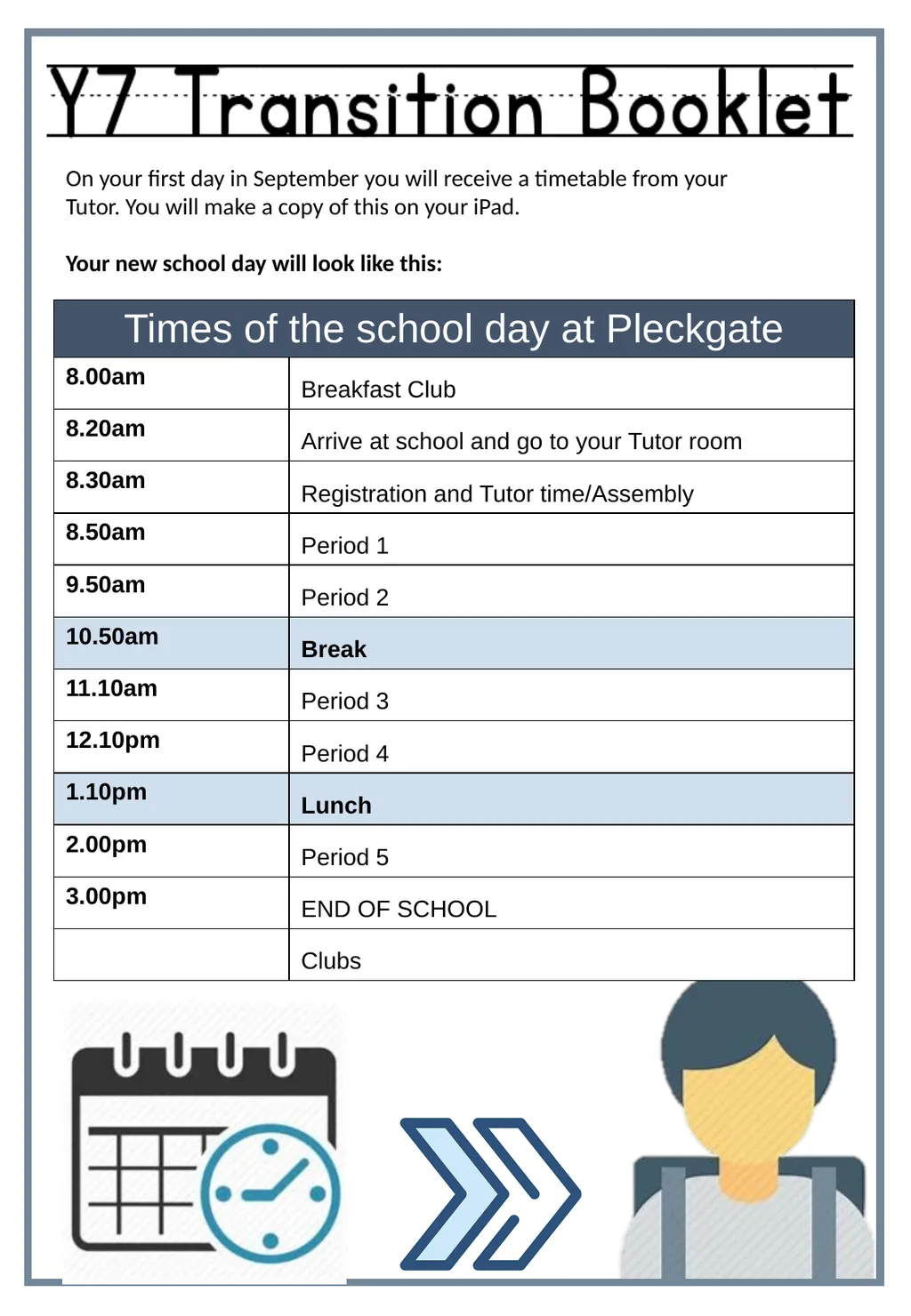 Primary Secondary Pleckgate High School Name: Form - slide 5 of 30