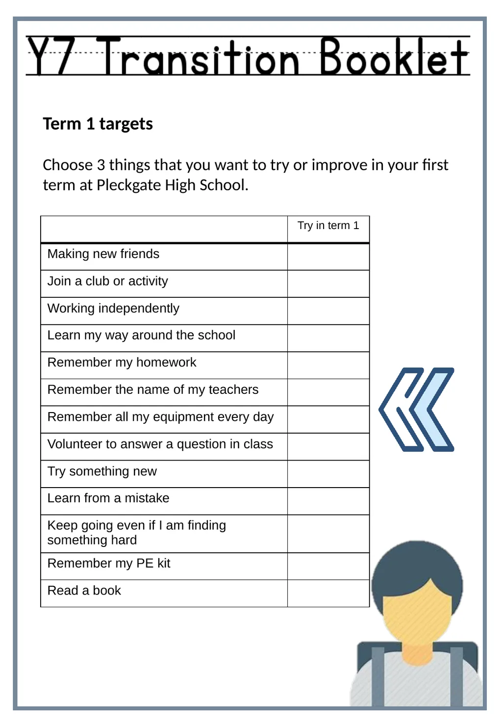 Primary Secondary Pleckgate High School Name: Form - slide 17 of 30