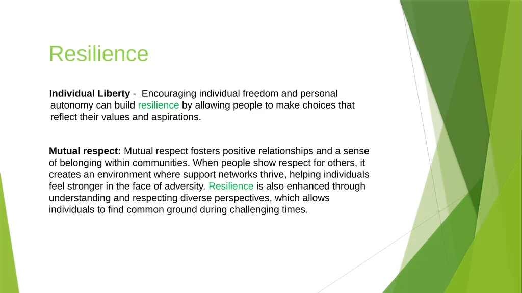 Values at Viridis How do we ‘teach’ values in our - slide 19 of 20