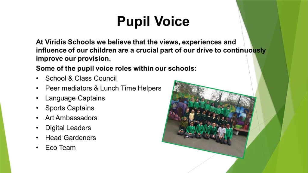 Values at Viridis How do we ‘teach’ values in our - slide 7 of 20