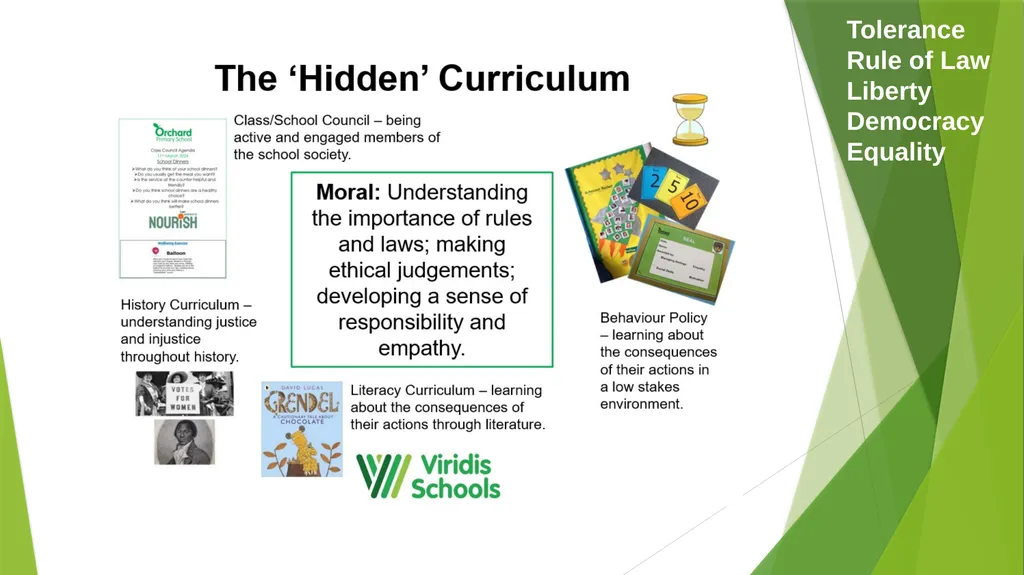 Values at Viridis How do we ‘teach’ values in our - slide 14 of 20