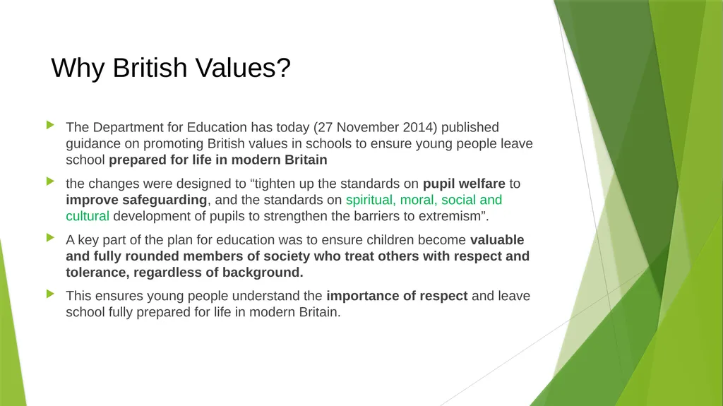 Values at Viridis How do we ‘teach’ values in our - slide 9 of 20