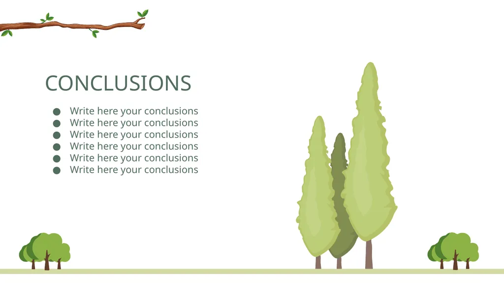 TREES Free Template Here is where your - slide 32 of 50