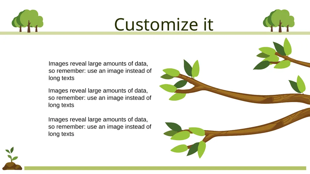 TREES Free Template Here is where your - slide 8 of 50