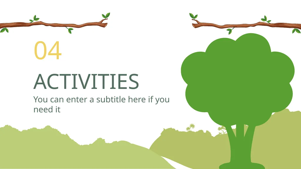 TREES Free Template Here is where your - slide 34 of 50
