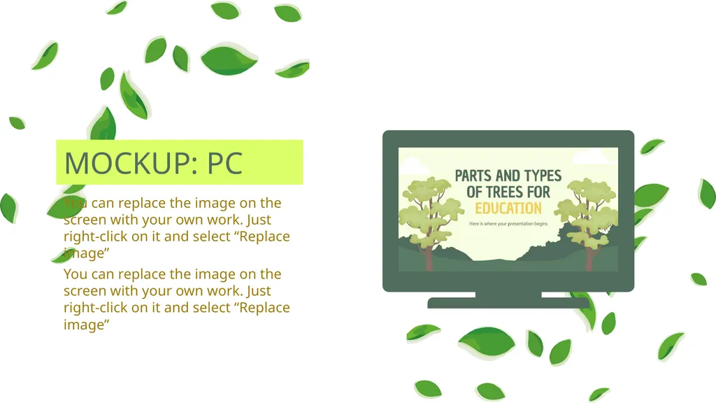 TREES Free Template Here is where your - slide 40 of 50