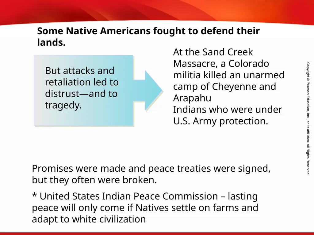 Native American Struggles Terms and People - slide 9 of 15
