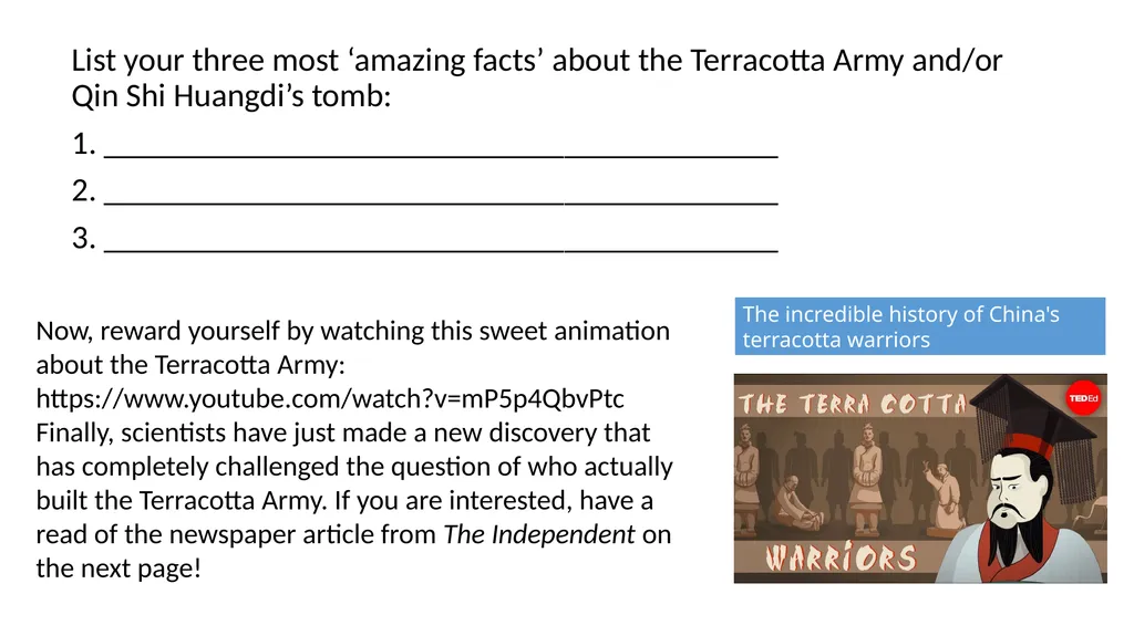 Eight thousand soldiers frozen underground Only - slide 29 of 35