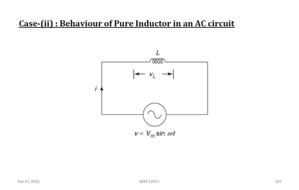 BASIC ELECTRICAL & ELECTRONICS ENGINEERING - slide 101 of 140