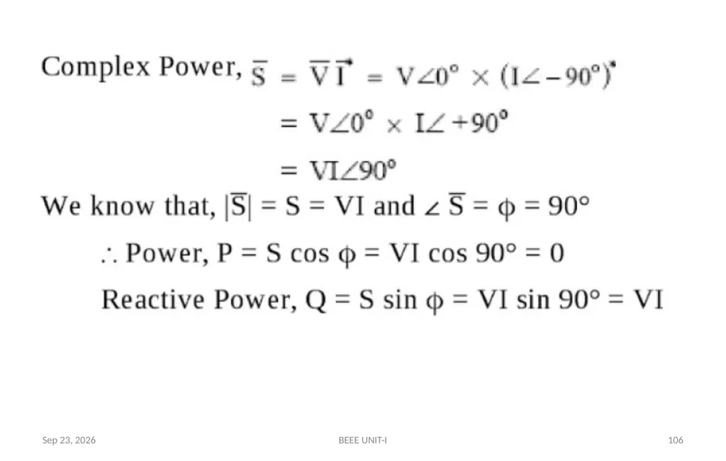 BASIC ELECTRICAL & ELECTRONICS ENGINEERING - slide 106 of 140
