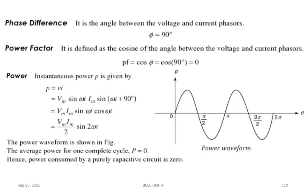 BASIC ELECTRICAL & ELECTRONICS ENGINEERING - slide 110 of 140