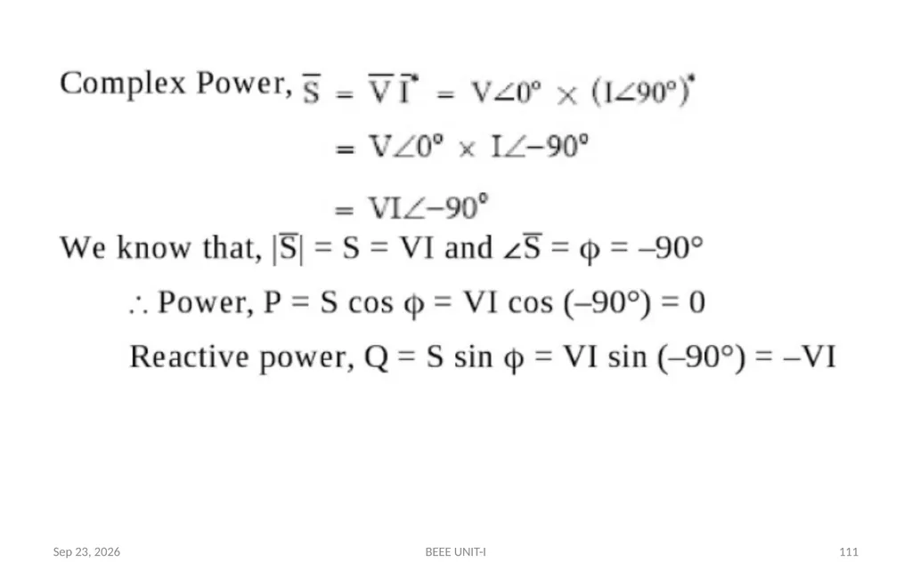 BASIC ELECTRICAL & ELECTRONICS ENGINEERING - slide 111 of 140