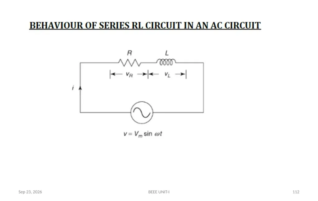 BASIC ELECTRICAL & ELECTRONICS ENGINEERING - slide 112 of 140