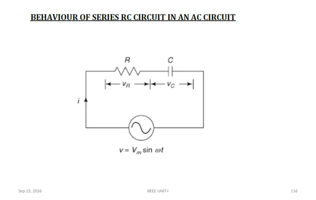 BASIC ELECTRICAL & ELECTRONICS ENGINEERING - slide 116 of 140