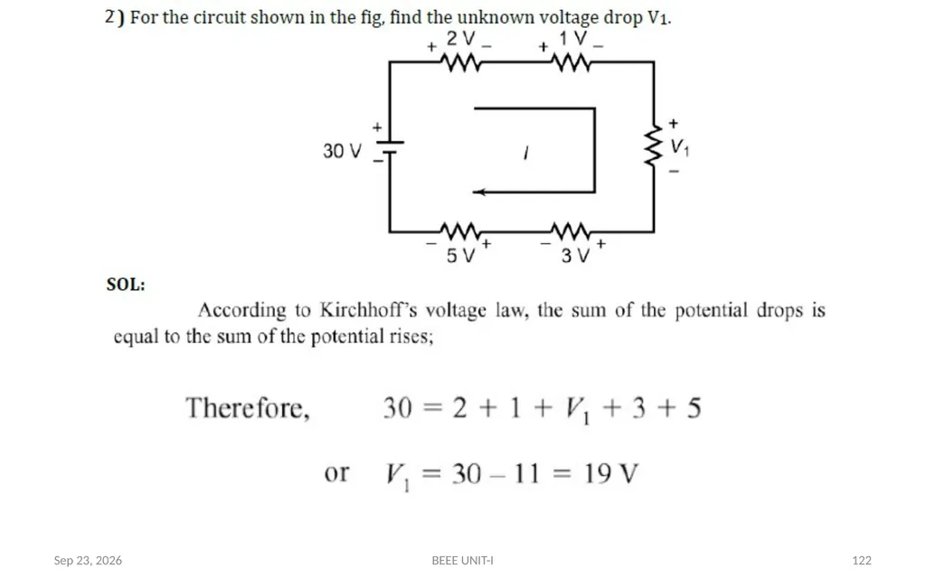 BASIC ELECTRICAL & ELECTRONICS ENGINEERING - slide 122 of 140