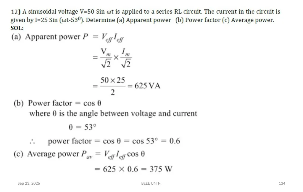 BASIC ELECTRICAL & ELECTRONICS ENGINEERING - slide 134 of 140