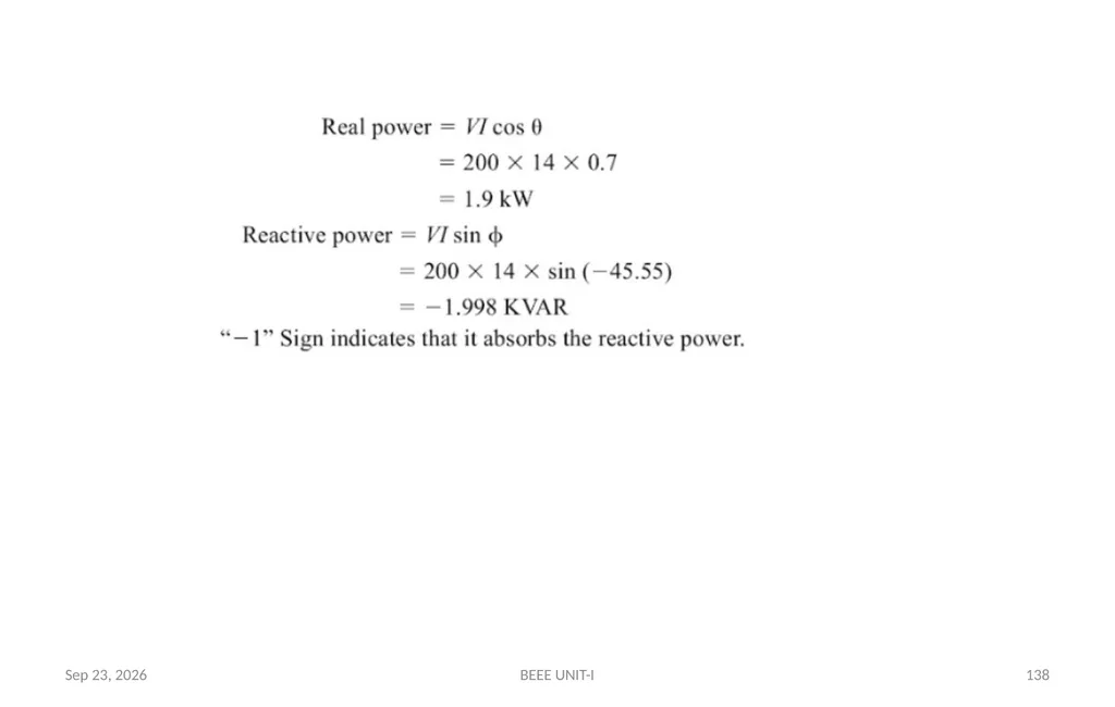 BASIC ELECTRICAL & ELECTRONICS ENGINEERING - slide 138 of 140