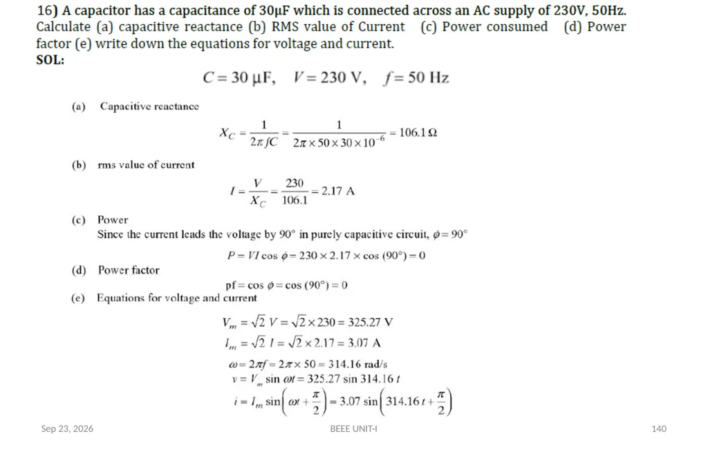 BASIC ELECTRICAL & ELECTRONICS ENGINEERING - slide 140 of 140