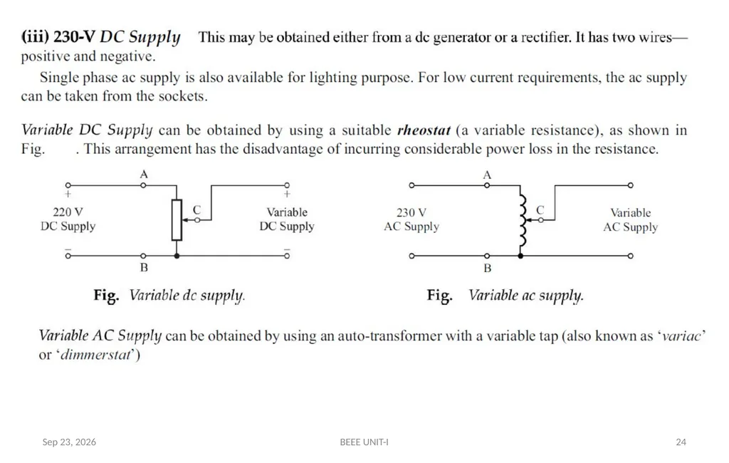 BASIC ELECTRICAL & ELECTRONICS ENGINEERING - slide 24 of 140