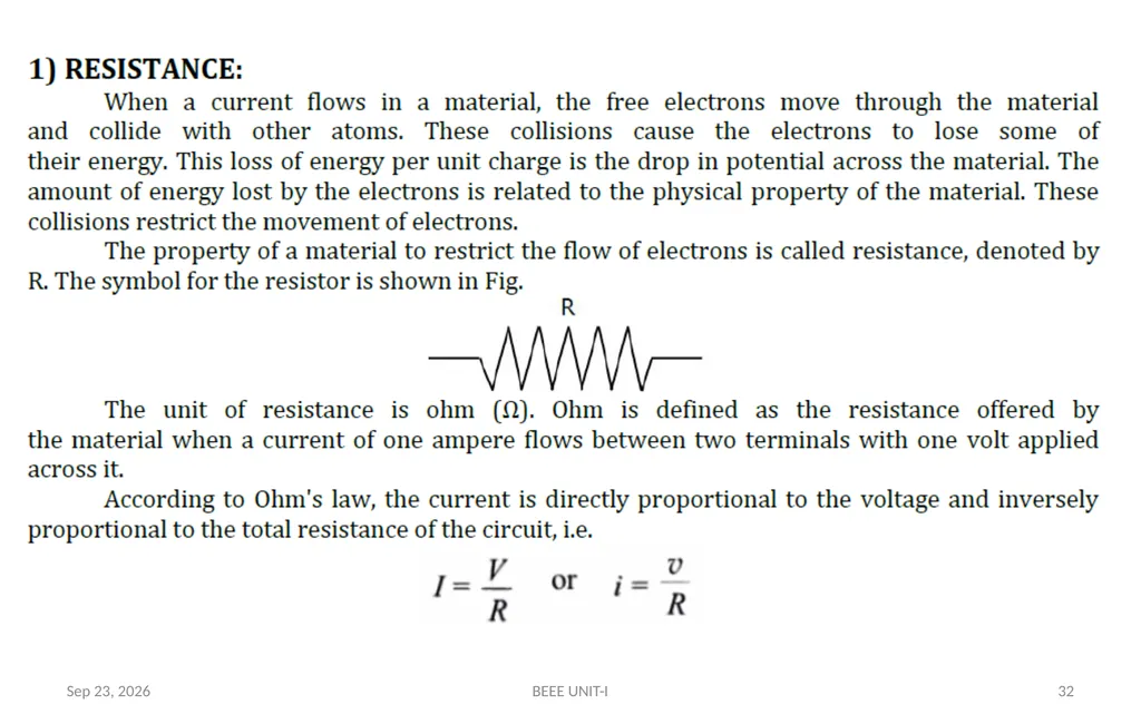 BASIC ELECTRICAL & ELECTRONICS ENGINEERING - slide 32 of 140