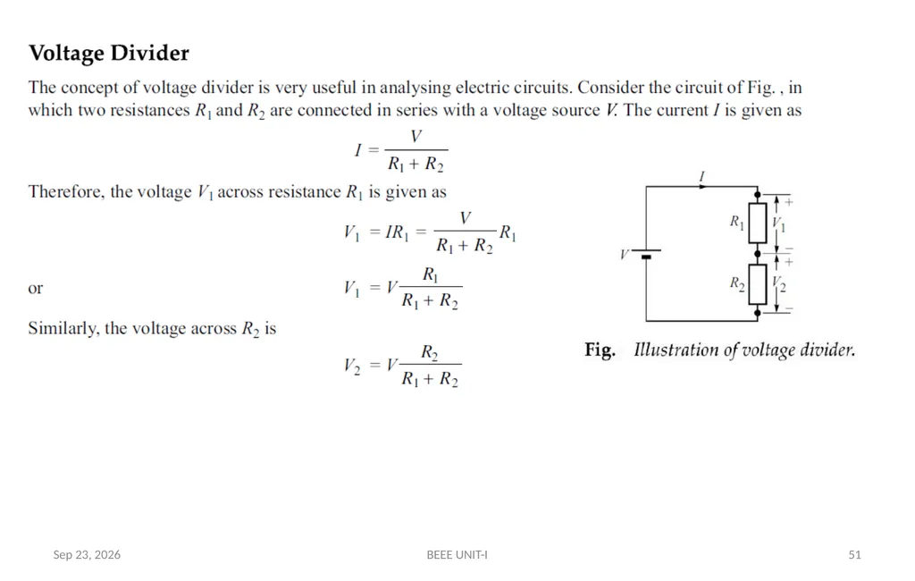 BASIC ELECTRICAL & ELECTRONICS ENGINEERING - slide 51 of 140