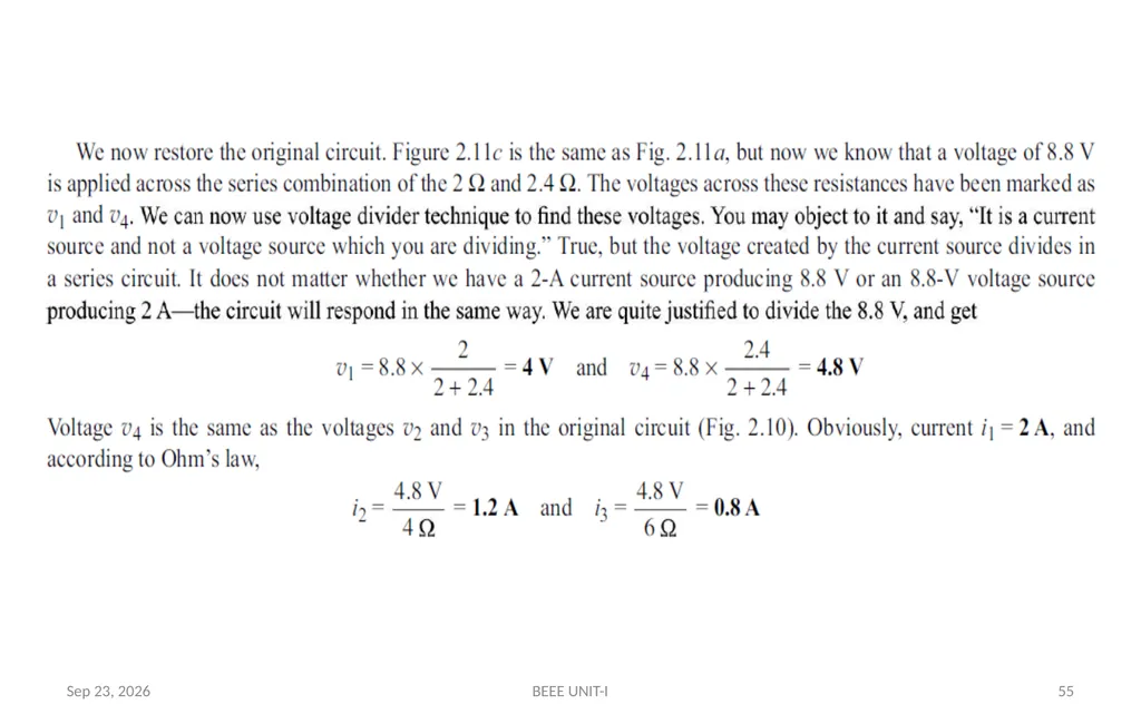 BASIC ELECTRICAL & ELECTRONICS ENGINEERING - slide 55 of 140