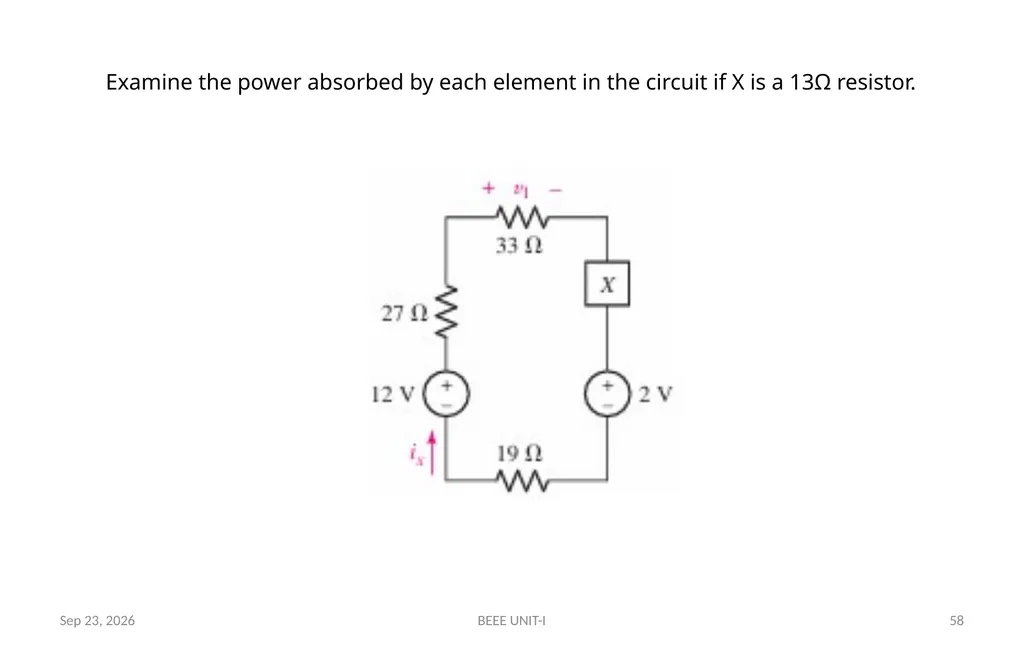 BASIC ELECTRICAL & ELECTRONICS ENGINEERING - slide 58 of 140