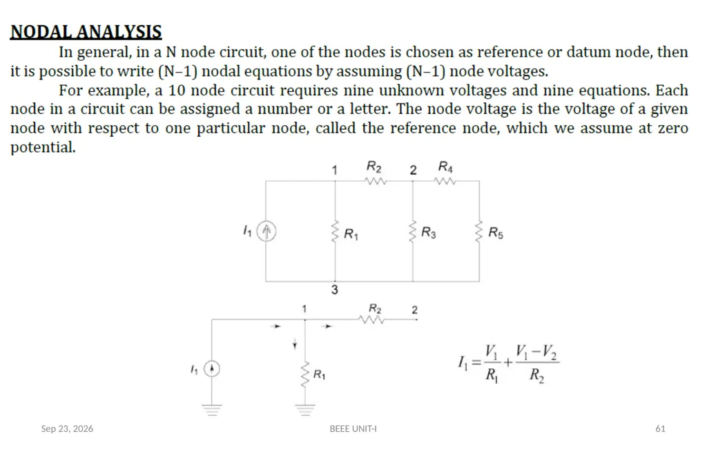 BASIC ELECTRICAL & ELECTRONICS ENGINEERING - slide 61 of 140