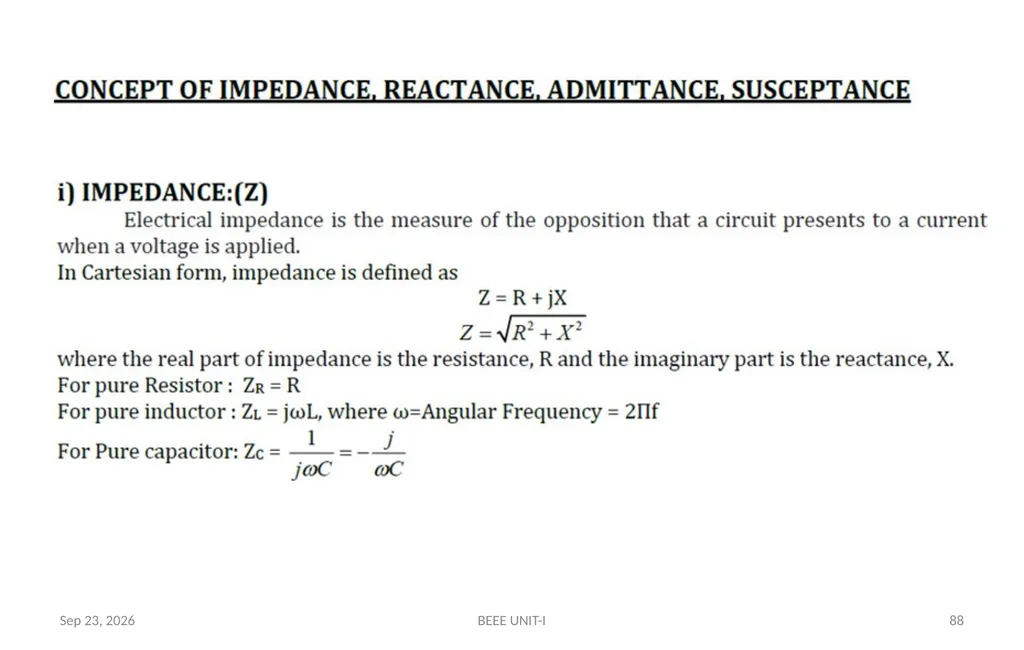 BASIC ELECTRICAL & ELECTRONICS ENGINEERING - slide 88 of 140