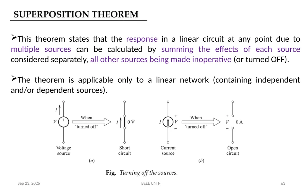 BASIC ELECTRICAL & ELECTRONICS ENGINEERING - slide 63 of 140