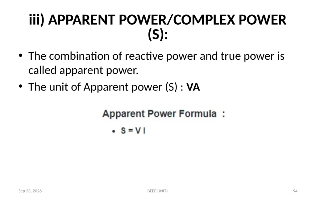 BASIC ELECTRICAL & ELECTRONICS ENGINEERING - slide 94 of 140