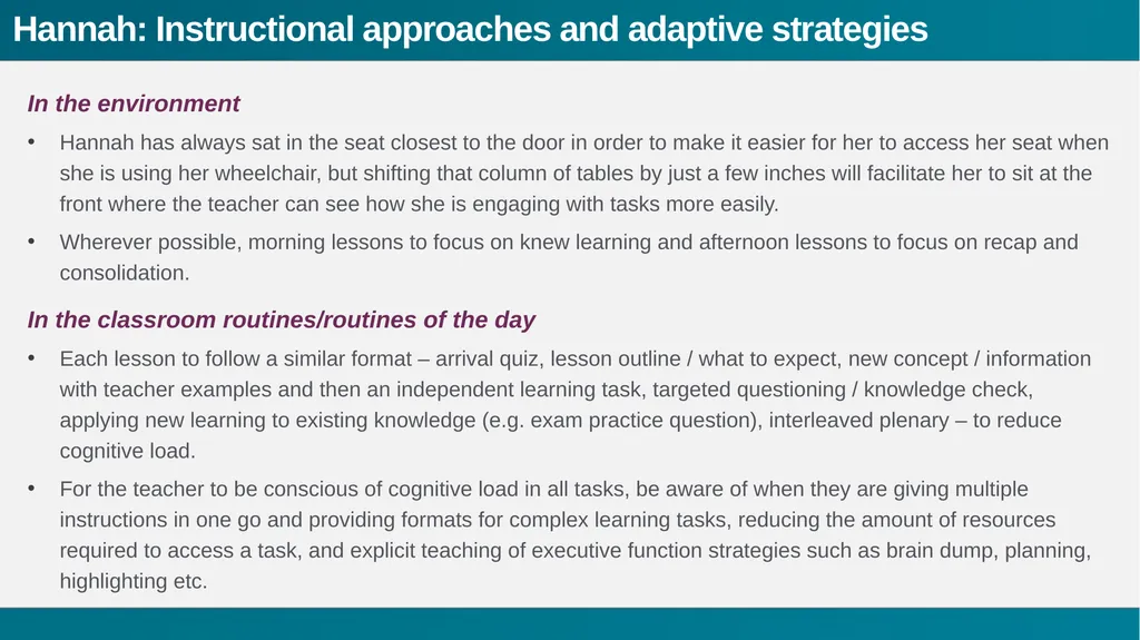 Sharing expertise A range of noticing; - slide 4 of 36