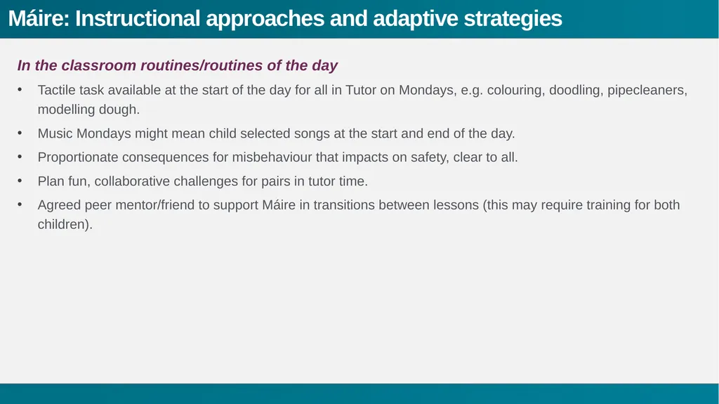 Sharing expertise A range of noticing; - slide 16 of 36