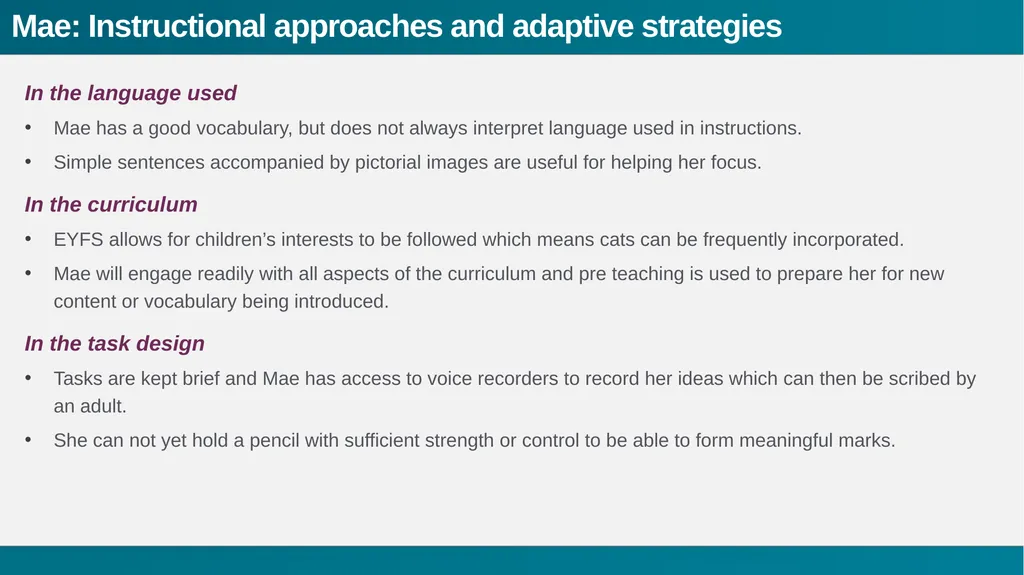 Sharing expertise A range of noticing; - slide 10 of 36