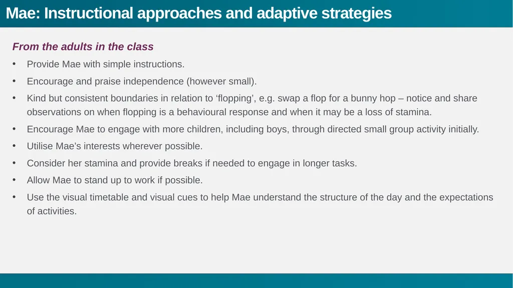 Sharing expertise A range of noticing; - slide 11 of 36