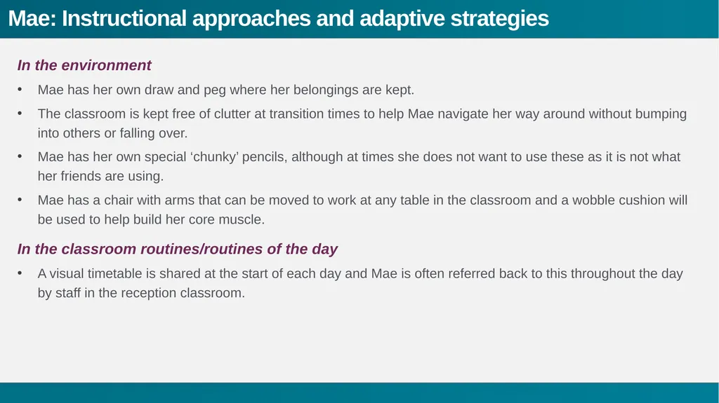 Sharing expertise A range of noticing; - slide 9 of 36