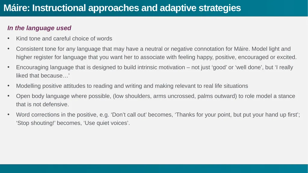 Sharing expertise A range of noticing; - slide 17 of 36