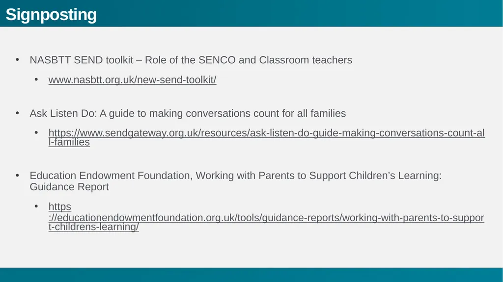 Sharing expertise A range of noticing; - slide 35 of 36