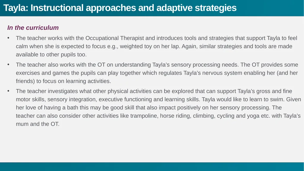 Sharing expertise A range of noticing; - slide 25 of 36